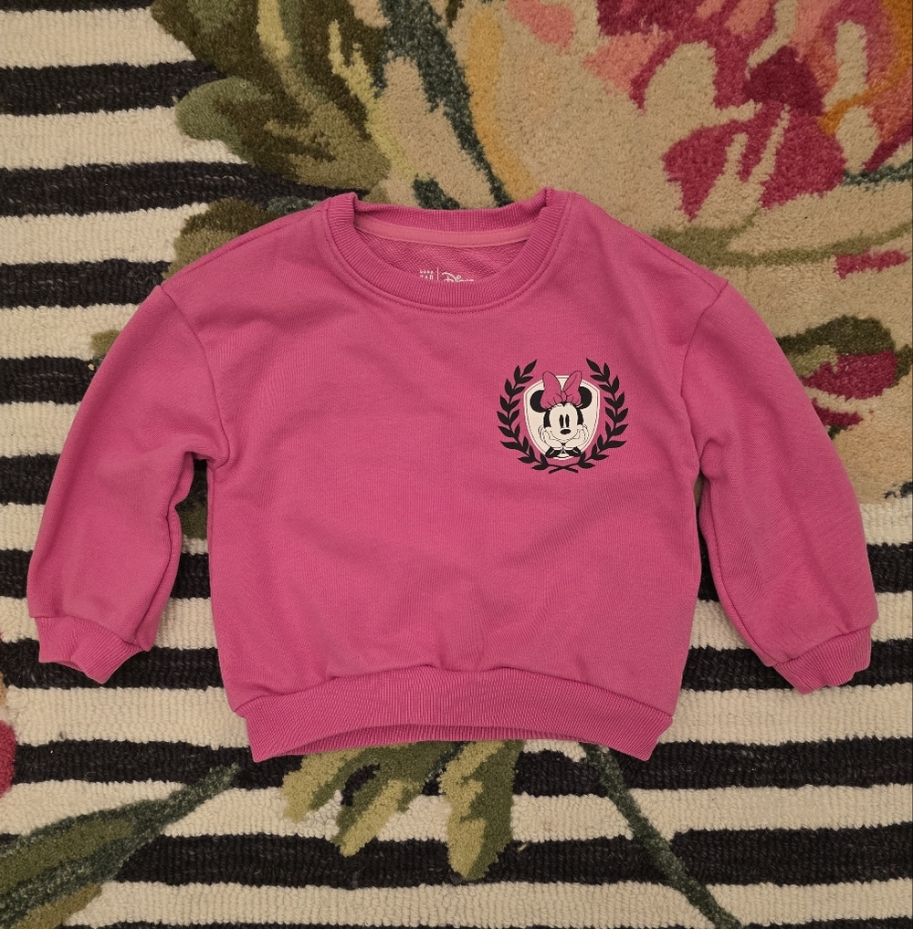 GAP Disney Baby Pink Sweatshirt
